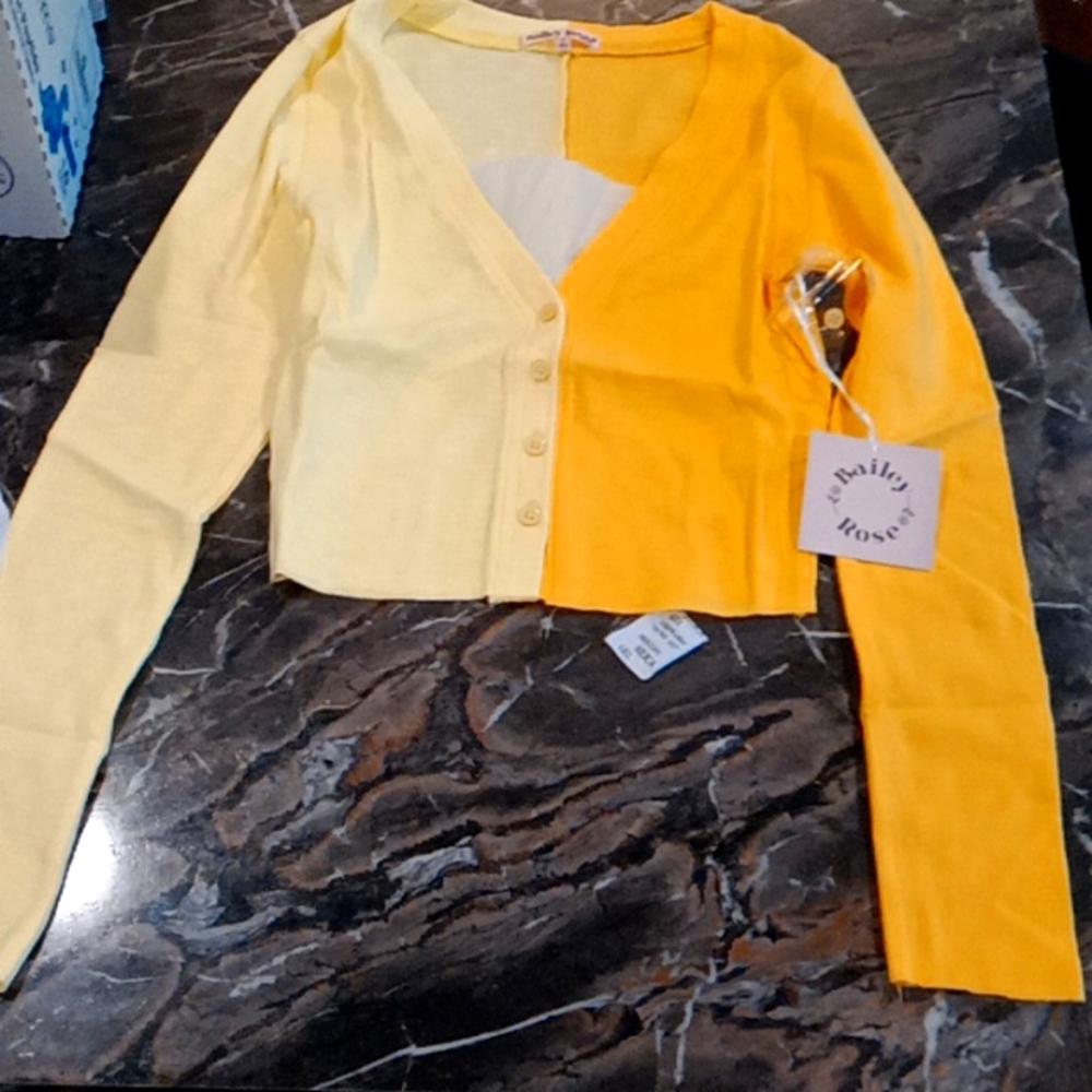Yellow sweater
